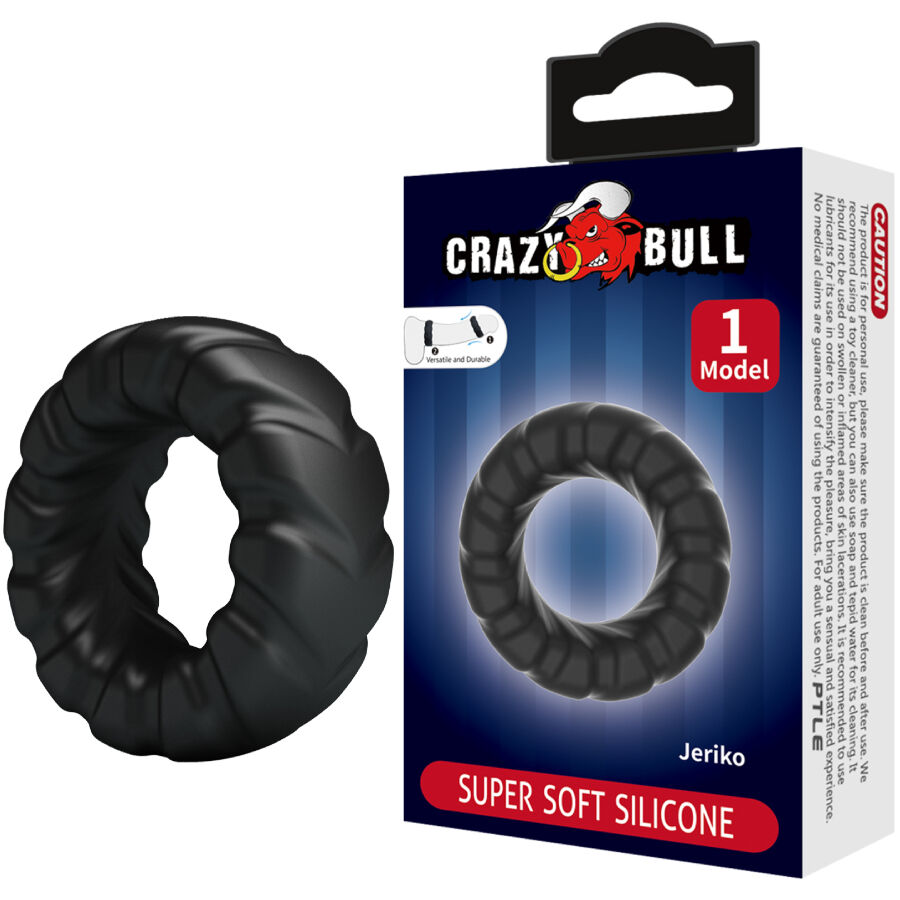 Crazy Bull Jeriko Model 1 regulowany silikonowy pierścień na penisa bez wibracji