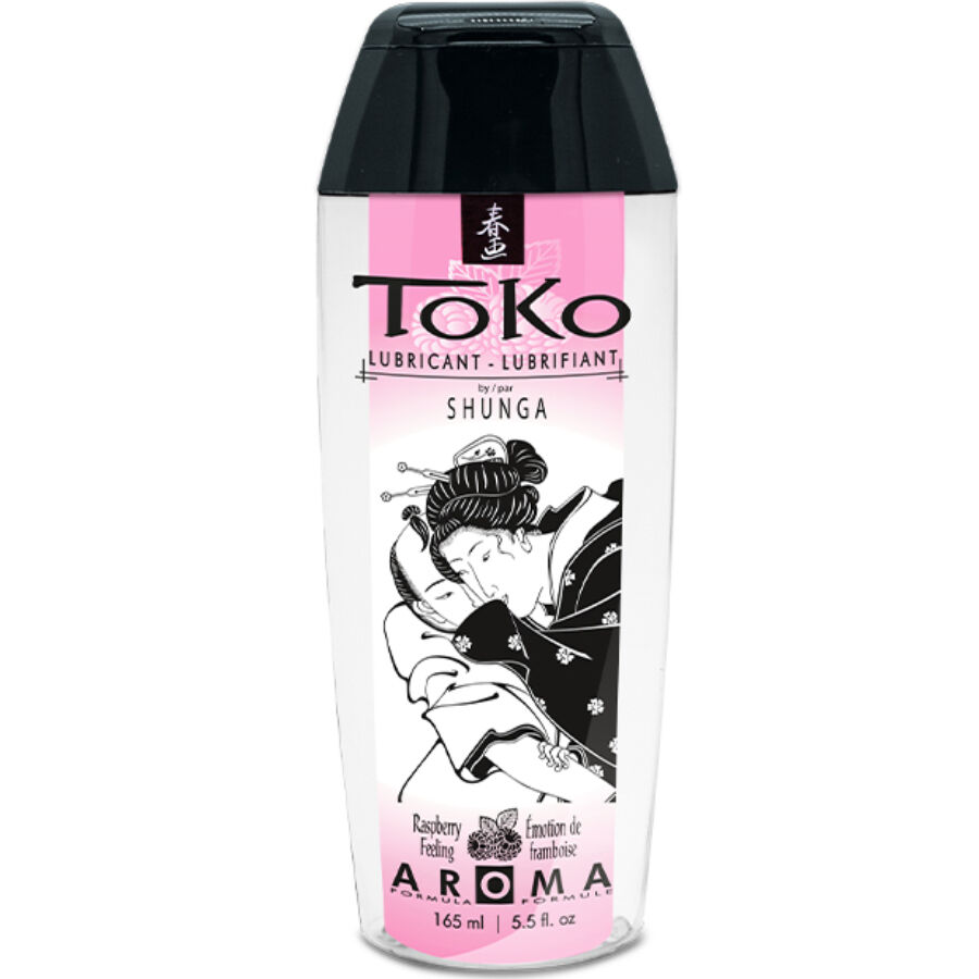 Shunga Toko Raspberry Emotion żel intymny o smaku malinowym, 165 ml