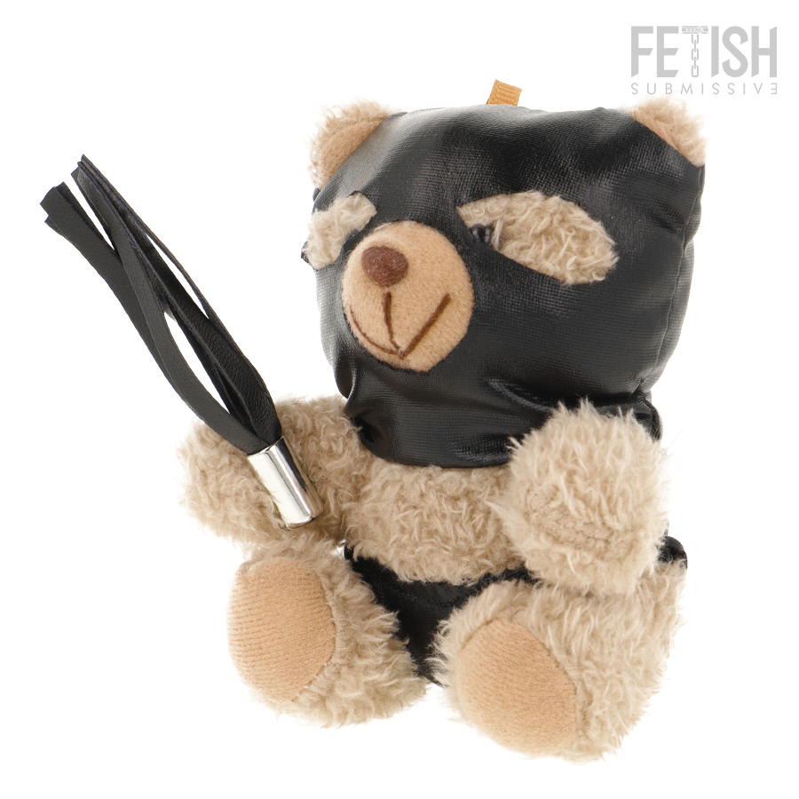 FETISH SUBMISSIVE Luno miś BDSM z maską i pejczem