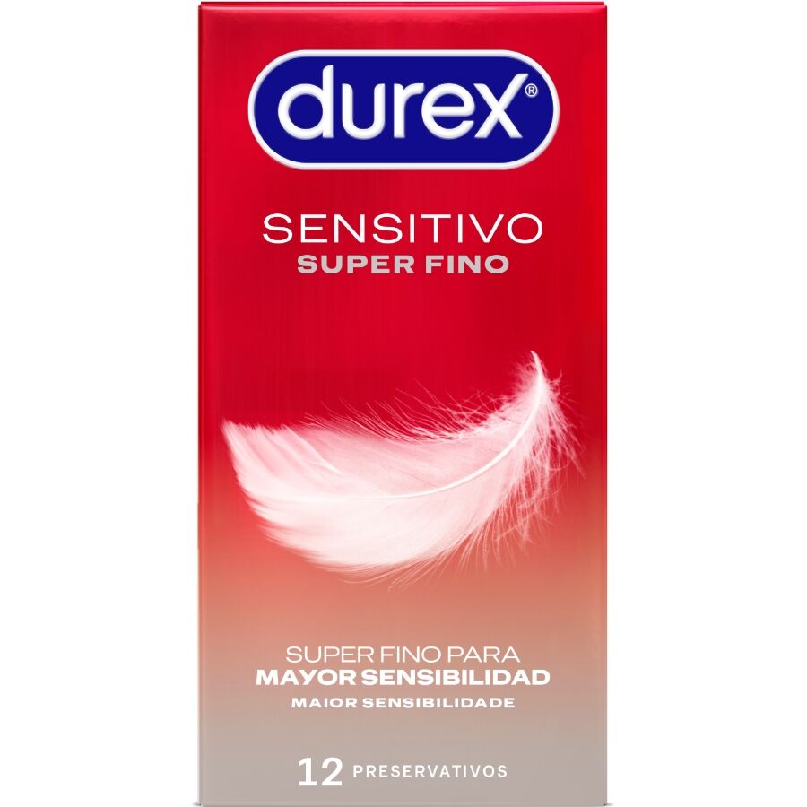 Cienkie prezerwatywy Durex Sensitive, 12 sztuk