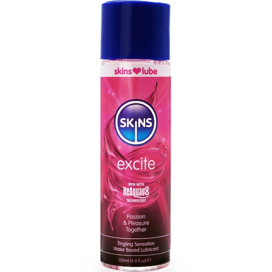 Lubrykant na bazie wody SKINS Excite, 130 ml