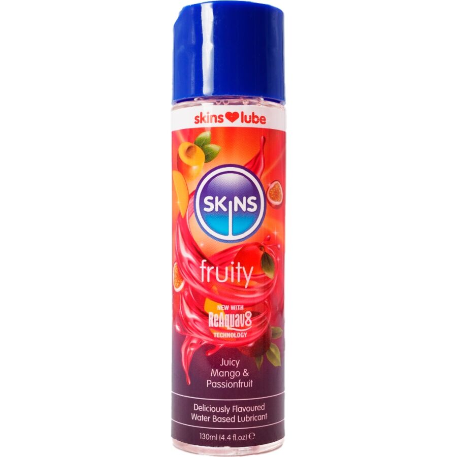 Żel nawilżający SKINS Fruity o smaku mango i marakui, 130 ml