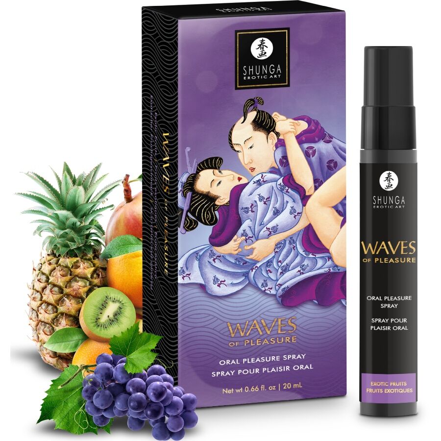 SHUNGA Waves Pleasure Spray, owoce egzotyczne, 20 ml