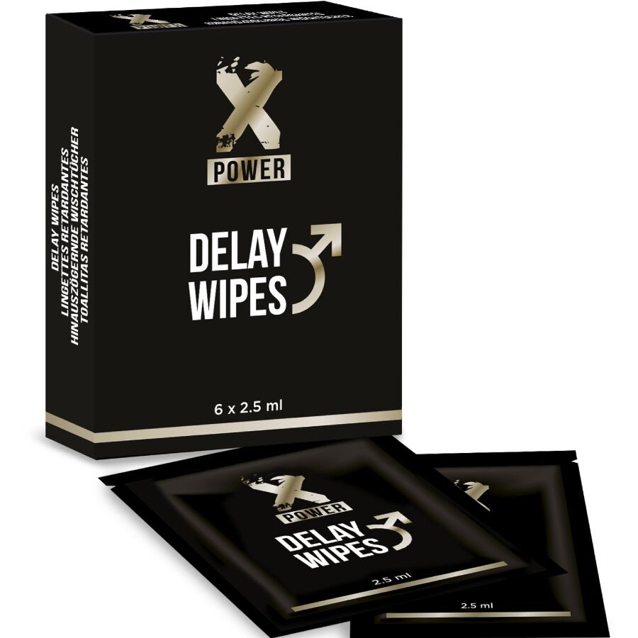 Chusteczki XPOWER Delay, 6 sztuk