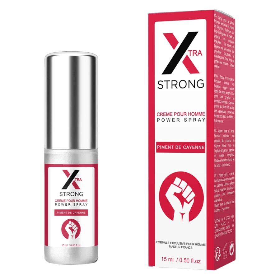 RUF X Strong Powerful spray do stosowania zewnętrznego, 15 ml