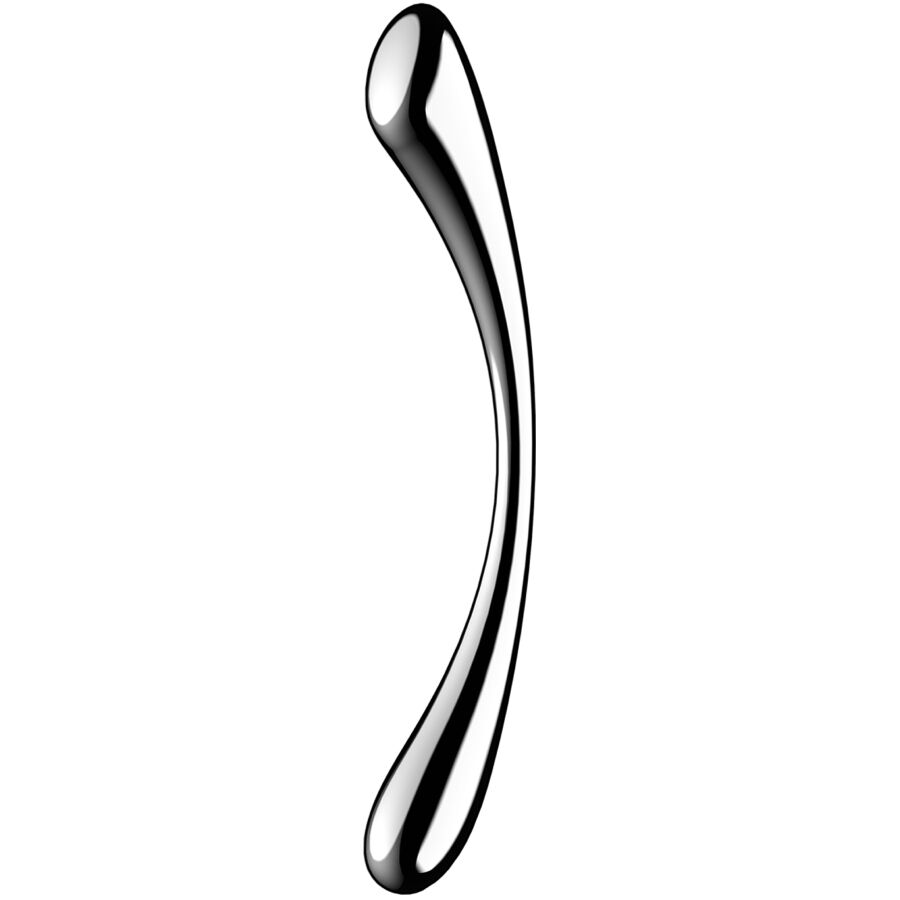 Satisfyer Cosmic Crest 1: dwustronne dildo ze stali nierdzewnej