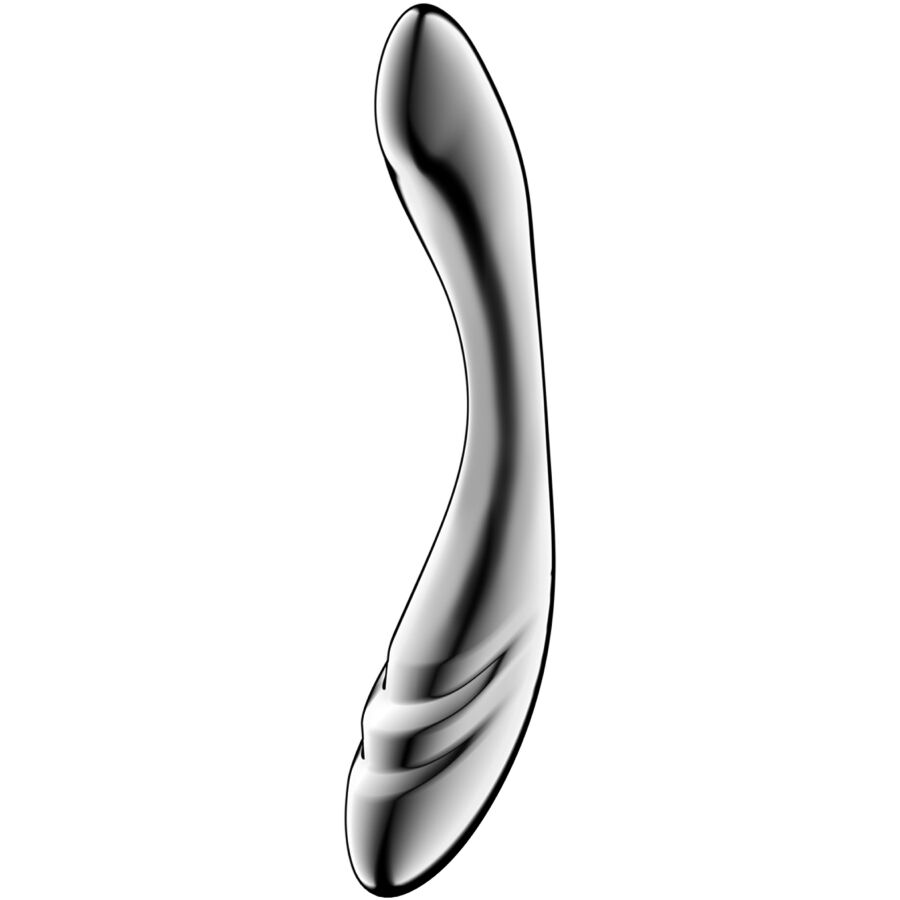 Podwójne dildo Satisfyer Pure Gravity 3 ze stali nierdzewnej