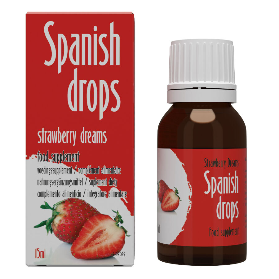 COBECO Spanish Drops Strawberry Dreams o smaku truskawkowym, 15 ml