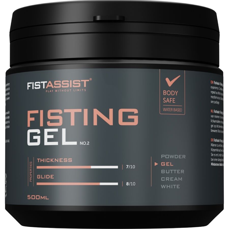 COBECO Fist Assist, wyjątkowo gęsty lubrykant na bazie wody, 500 ml