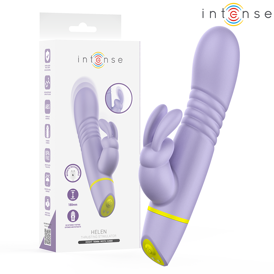 Wibrator króliczek INTENSE Helen z ruchem posuwistym