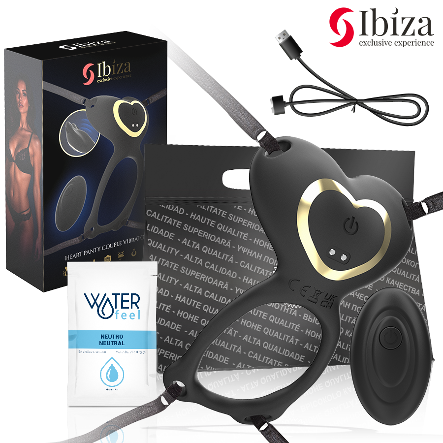 Ibiza Wibrator Do Bielizny Dla Par W Kształcie Serca Z Pilotem