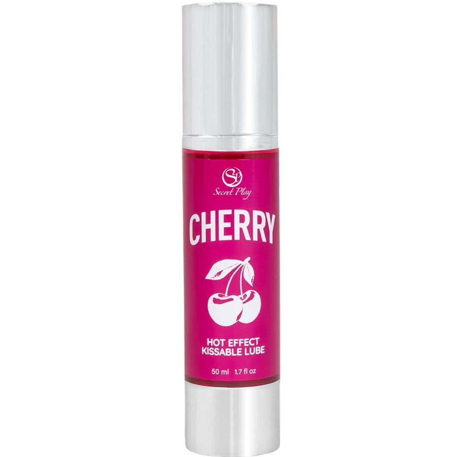 Rozgrzewający lubrykant Secretplay o zapachu wiśni, 50 ml