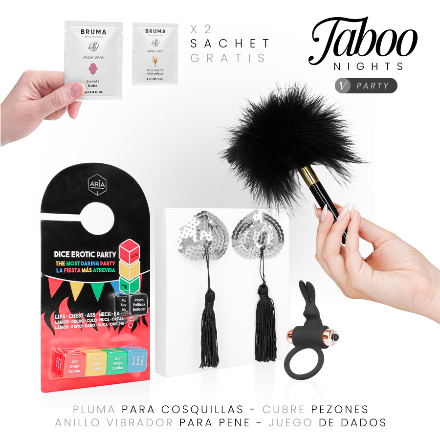 TABOO NIGHTS 5: PARTY Dreamkit z sześcioma akcesoriami