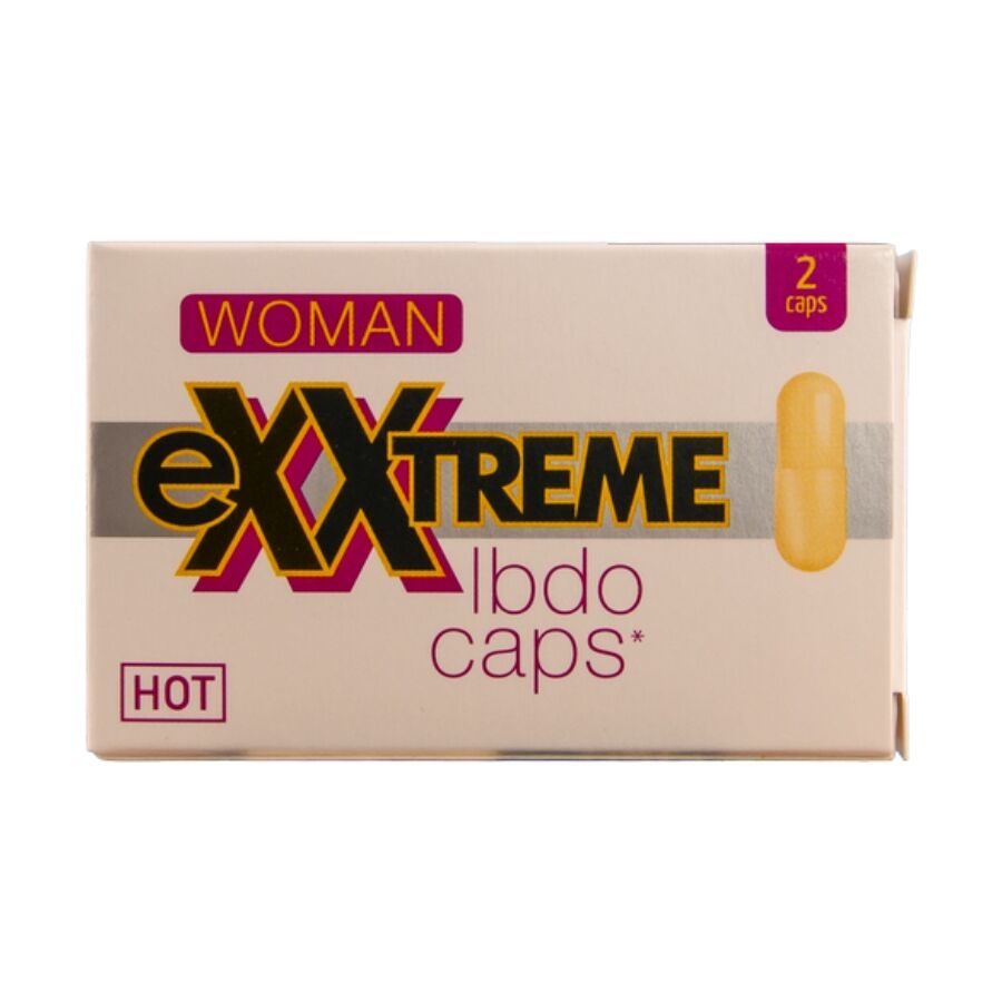HOT Exxtreme Libido Caps Woman, suplement diety, 2 kapsułki