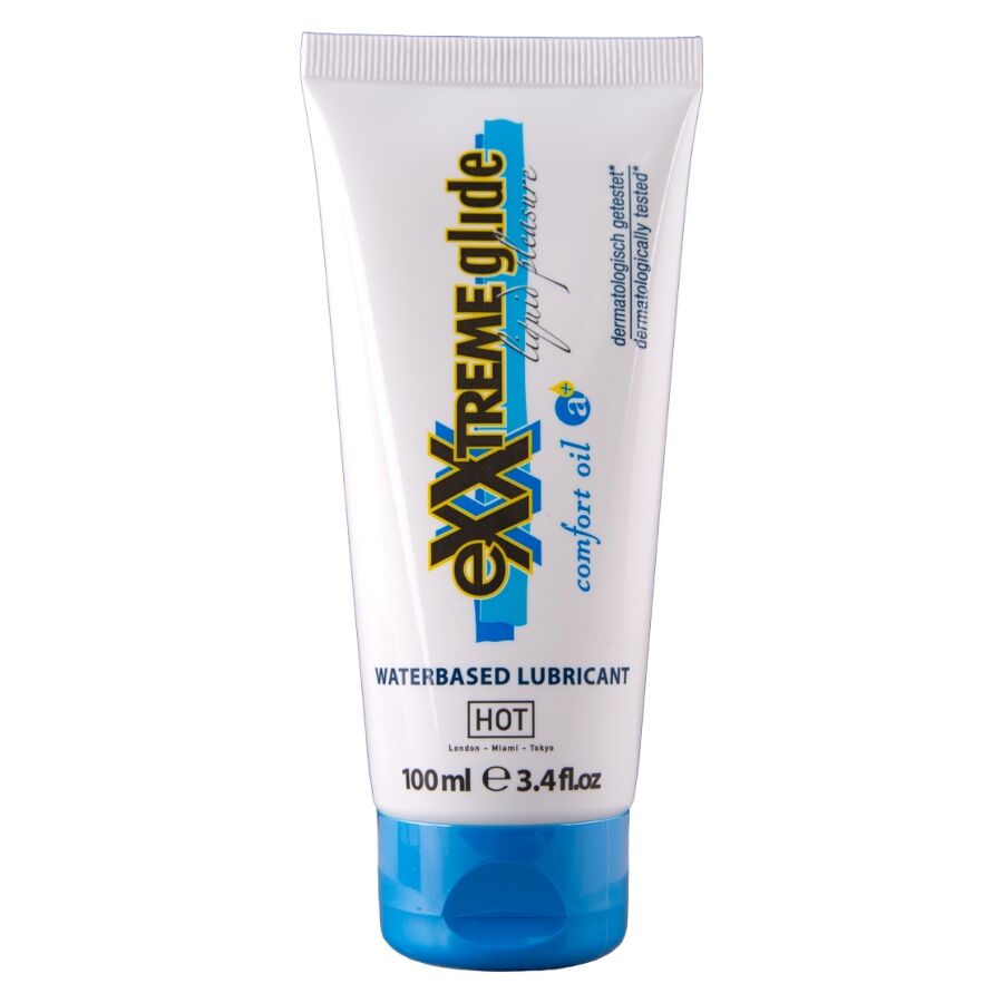 HOT Exxtreme Glide lubrykant na bazie wody z Comfort Oil, 100 ml