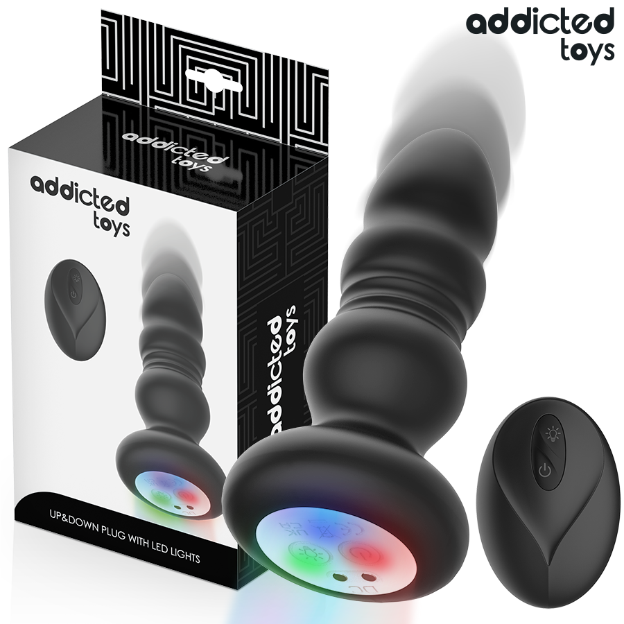 Wibrujący korek analny ADDICTED TOYS z funkcją pulsacji