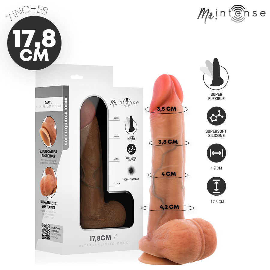 MR. INTENSE Gary S realistyczny dildo z przyssawką