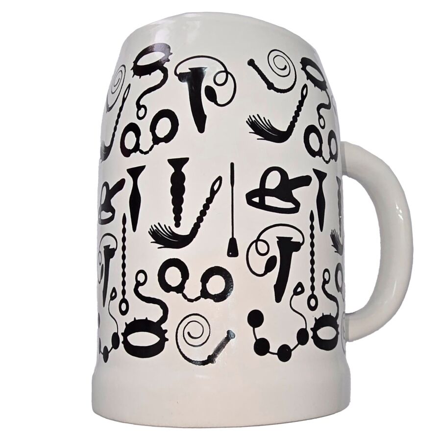 DIABLO PICANTE kubek ceramiczny z erotycznymi ilustracjami, 700 ml