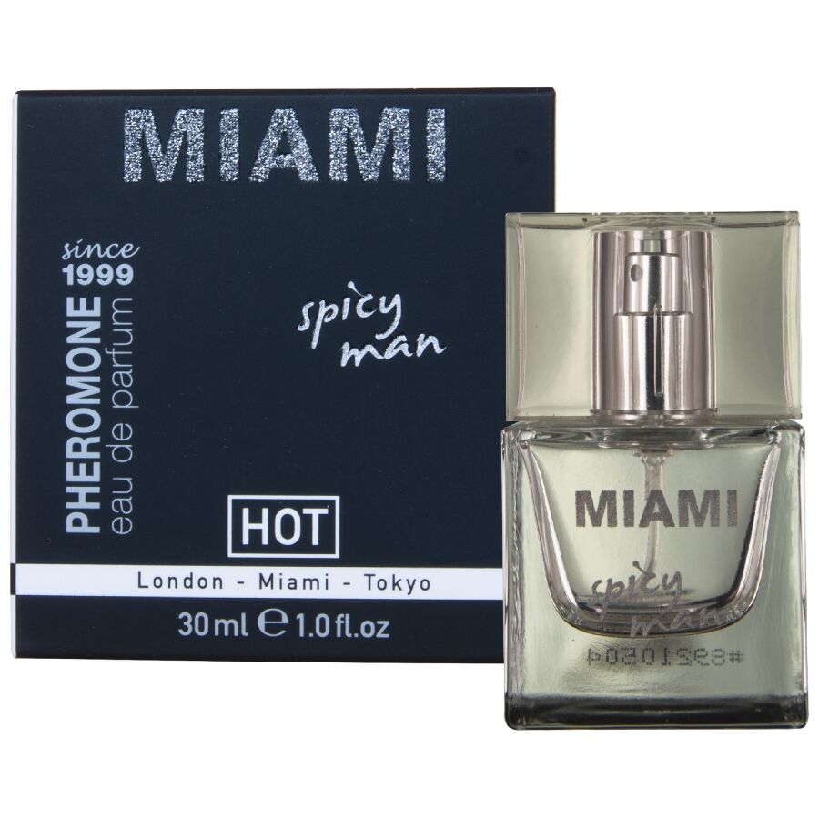 Perfumy z feromonami dla mężczyzn HOT Miami Spicy, 30 ml