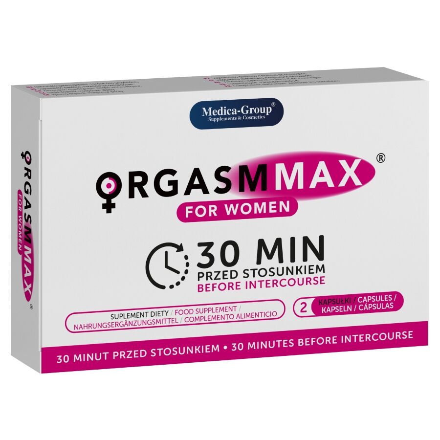MEDICA GROUP Orgasm Max dla kobiet, suplement diety, 2 kapsułki