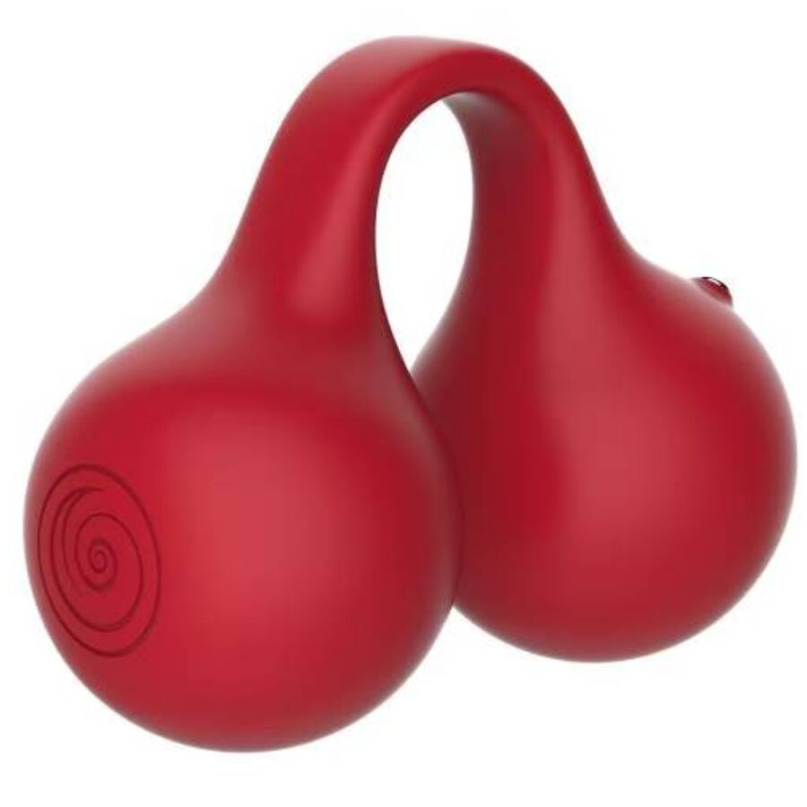 SNAIL VIBE Twinn Cherry stymulator łechtaczki i wibrator na palec