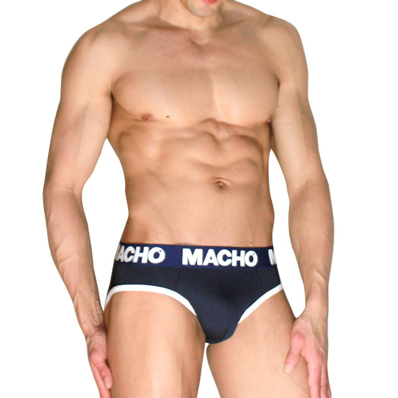 MACHO MCH008 klasyczne męskie slipy, granatowe, rozmiar M