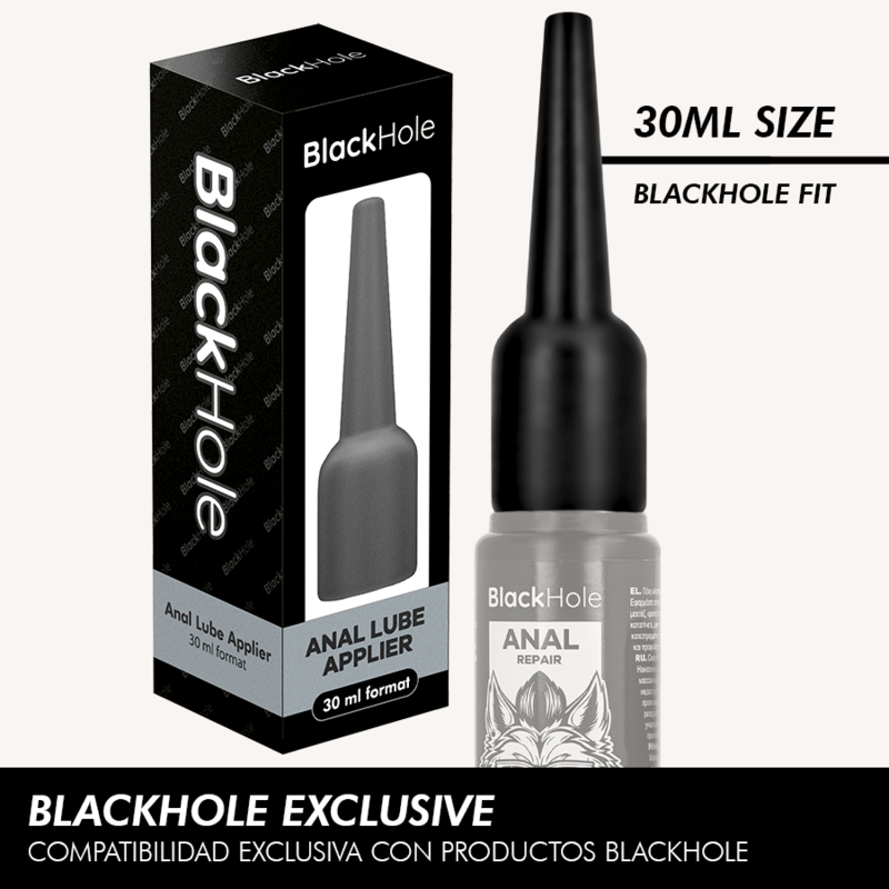 BLACK HOLE aplikator lubrykantu analnego S