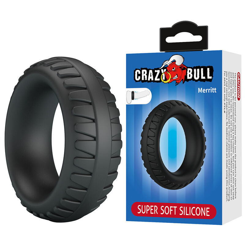 Crazy Bull Merritt silikonowy pierścień na penisa bez wibracji