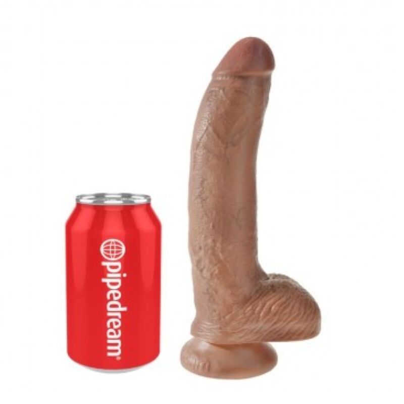 KING COCK realistyczny dildo z jądrami, ok. 22,8 cm