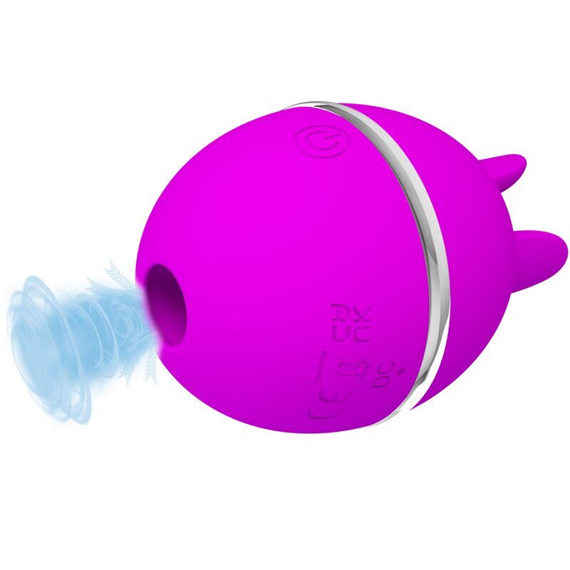 Wibrator Pretty Love Gemini Ball w kolorze fioletowym