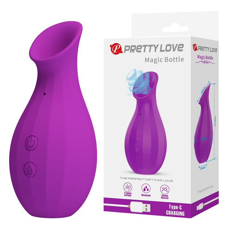 Wibrator ssący Pretty Love Magic Bottle
