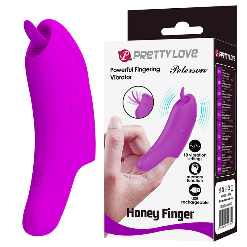 Wibrator na palec Pretty Love Peterson Honey