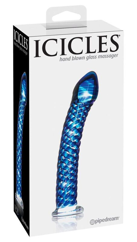 Szklany dildo ICICLES N. 29