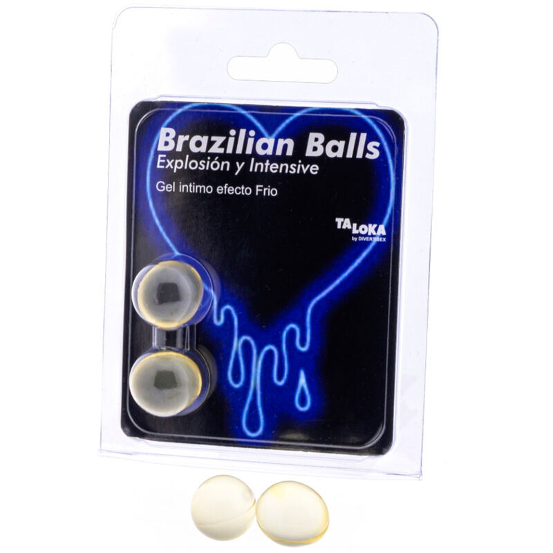 TALOKA Brazilian Balls z chłodzącym lubrykantem, 2 sztuki