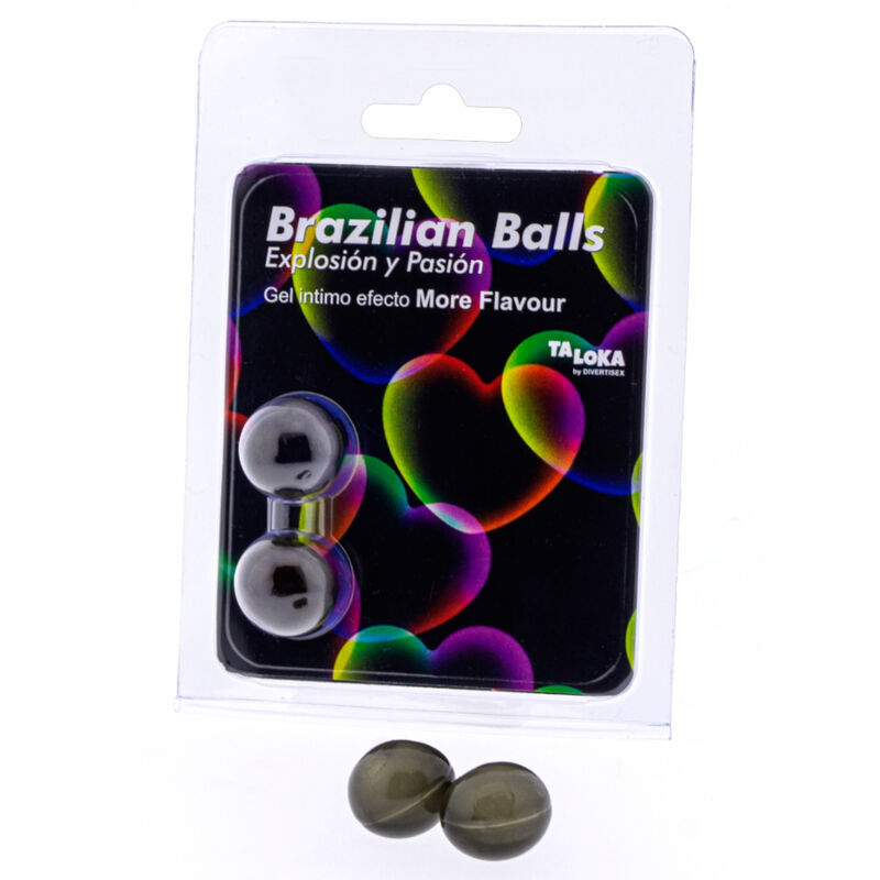 TALOKA Brazilian Balls z lubrykantem, 2 sztuki