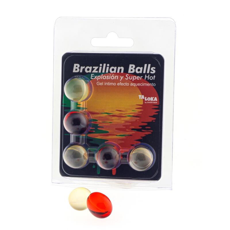 TALOKA Brazilian Balls Super Hot olejek do masażu