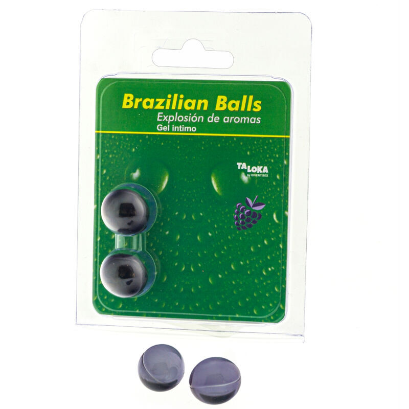 Żel intymny TALOKA w rozpuszczalnych kulkach Brazilian Balls o aromacie owoców leśnych