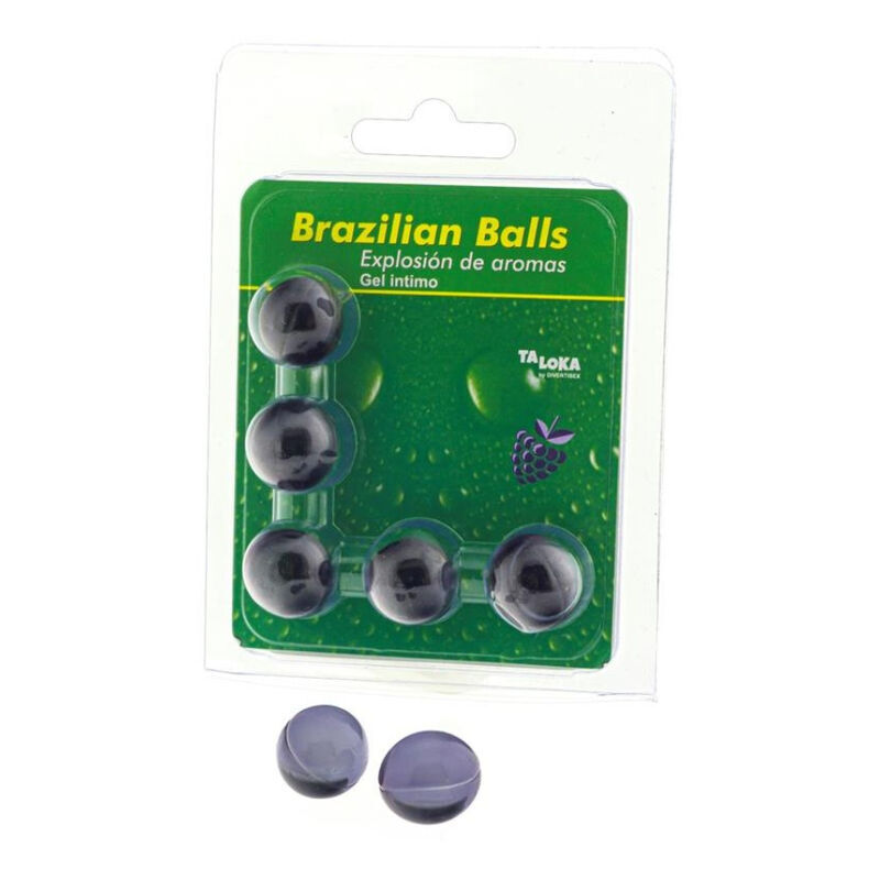 TALOKA Brazilian Balls o aromacie owoców leśnych, 5 sztuk