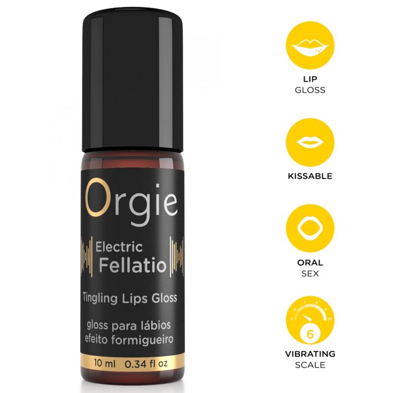 Błyszczyk ORGIE Electric z mrowiącym efektem, 10 ml