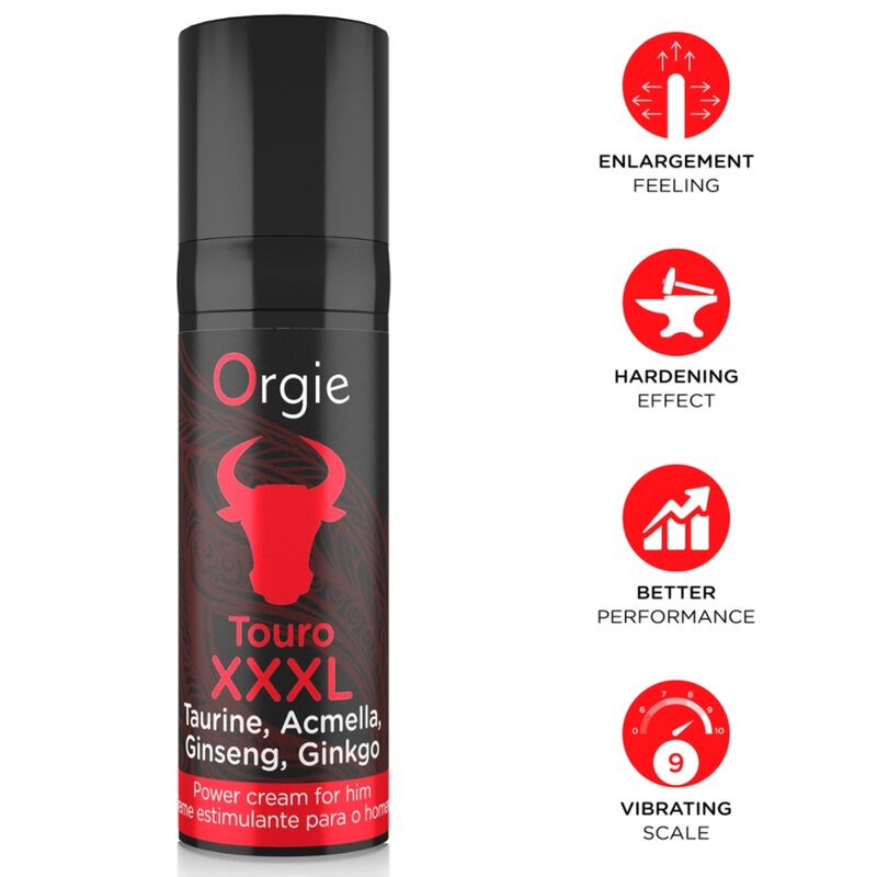 ORGIE Touro XXXL krem intymny, 15 ml