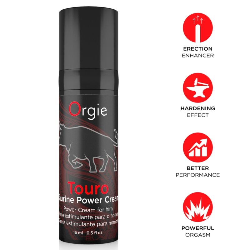 Krem erekcyjny ORGIE Touro, 15 ml