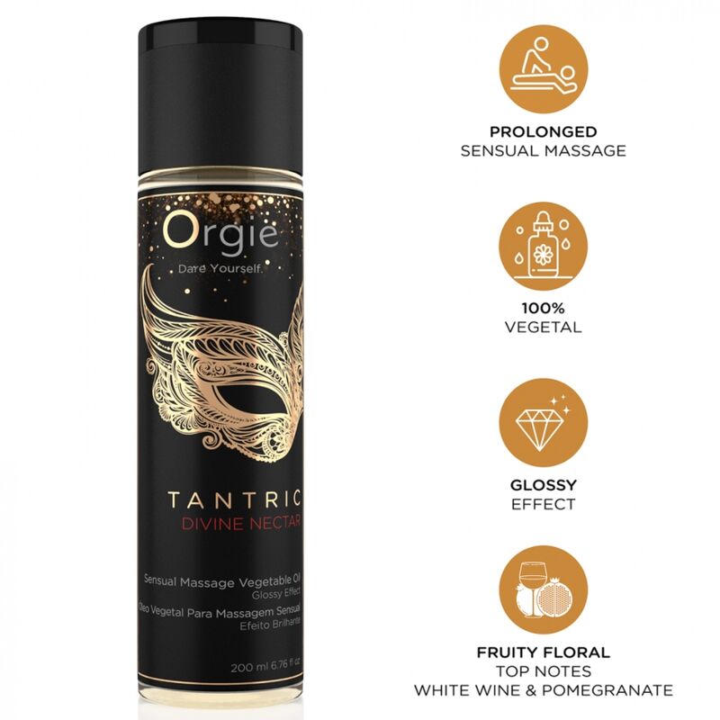 ORGIE Tantric Divine Nectar olejek do masażu 200 ml