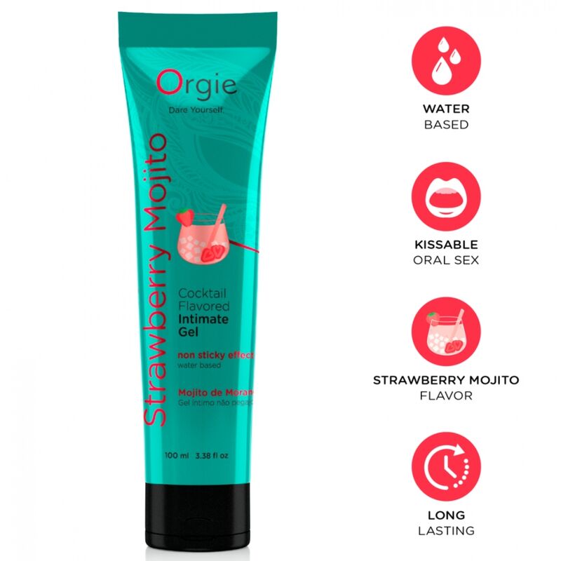 Lubrykant na bazie wody ORGIE Strawberry Mojito 100 ml