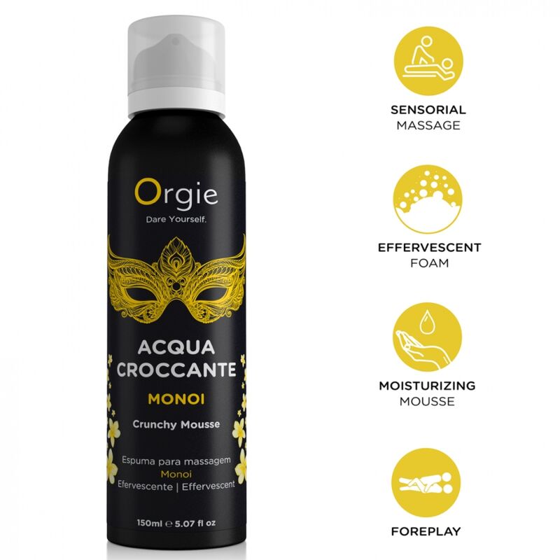 ORGIE Acqua Croccante Crunchy pianka do masażu 150 ml
