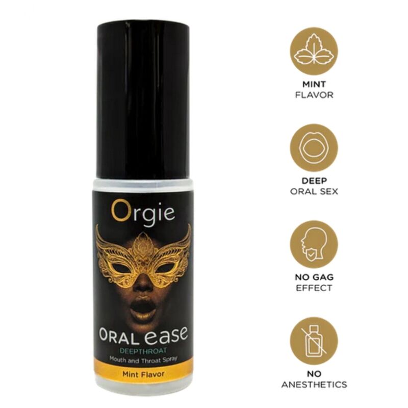 ORGIE Oral Ease spray do ust i gardła o smaku mięty