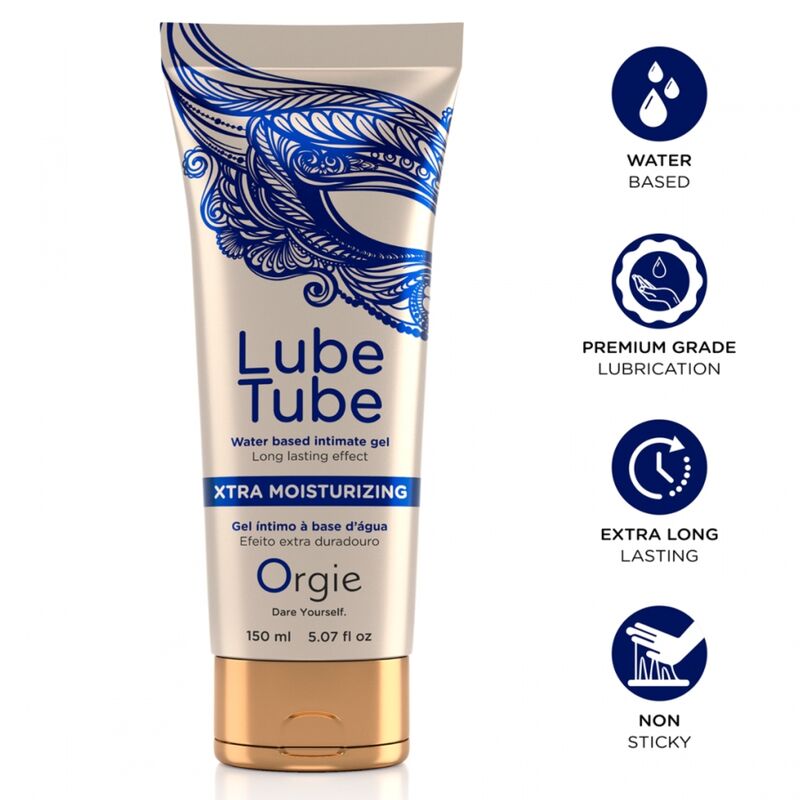 ORGIE Lube Tube Xtra Moisturizing żelowy lubrykant na bazie wody, 150 ml