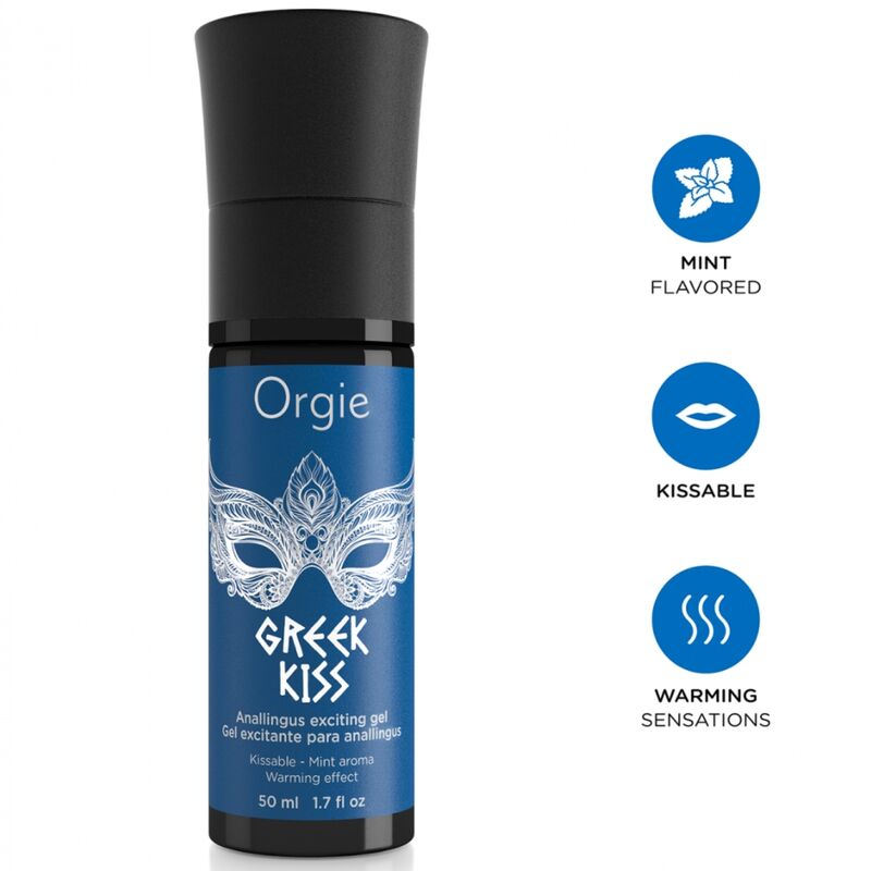 Stymulujący żel miętowy ORGIE Greek Kiss, 50 ml