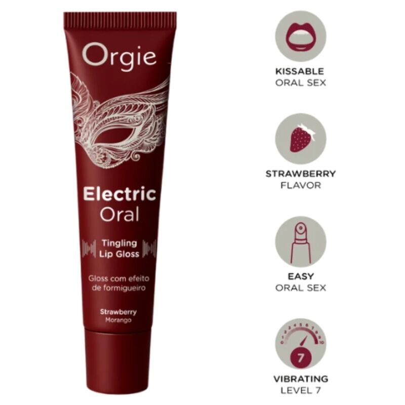 ORGIE Electric Oral błyszczyk do seksu oralnego z efektem mrowienia, 15 ml
