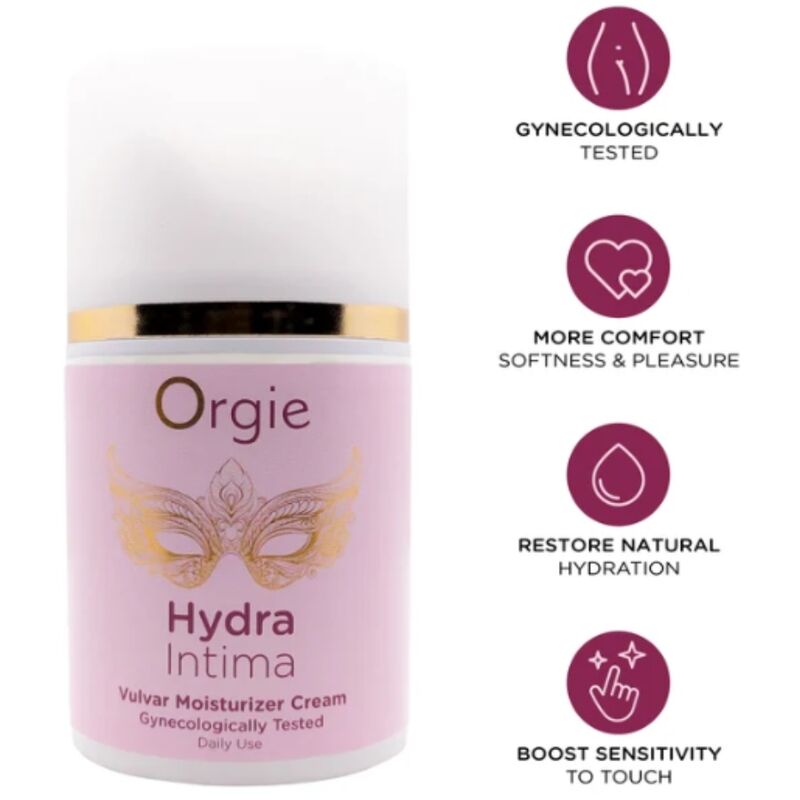 ORGIE Hydra Intima krem nawilżający do sromu, 50 ml