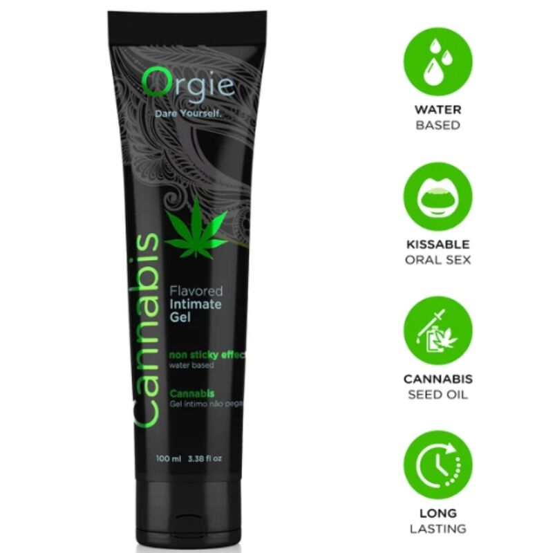 ORGIE Cannabis Kissable lubrykant na bazie wody, 100 ml